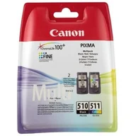 Tusze oryginalne - Canon Zestaw tuszy Canon 2970B010 (oryginał PG510/CL511 PG-510/CL-511; 2 x 9 ml; czarny, kolor) - miniaturka - grafika 1