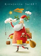 Kartki okolicznościowe i zaproszenia - Karnet B6 BN zapachowy Mikołaj - Henry - miniaturka - grafika 1