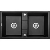 Zlewozmywaki - Deante ERIDAN ZQE G203 grafit - miniaturka - grafika 1