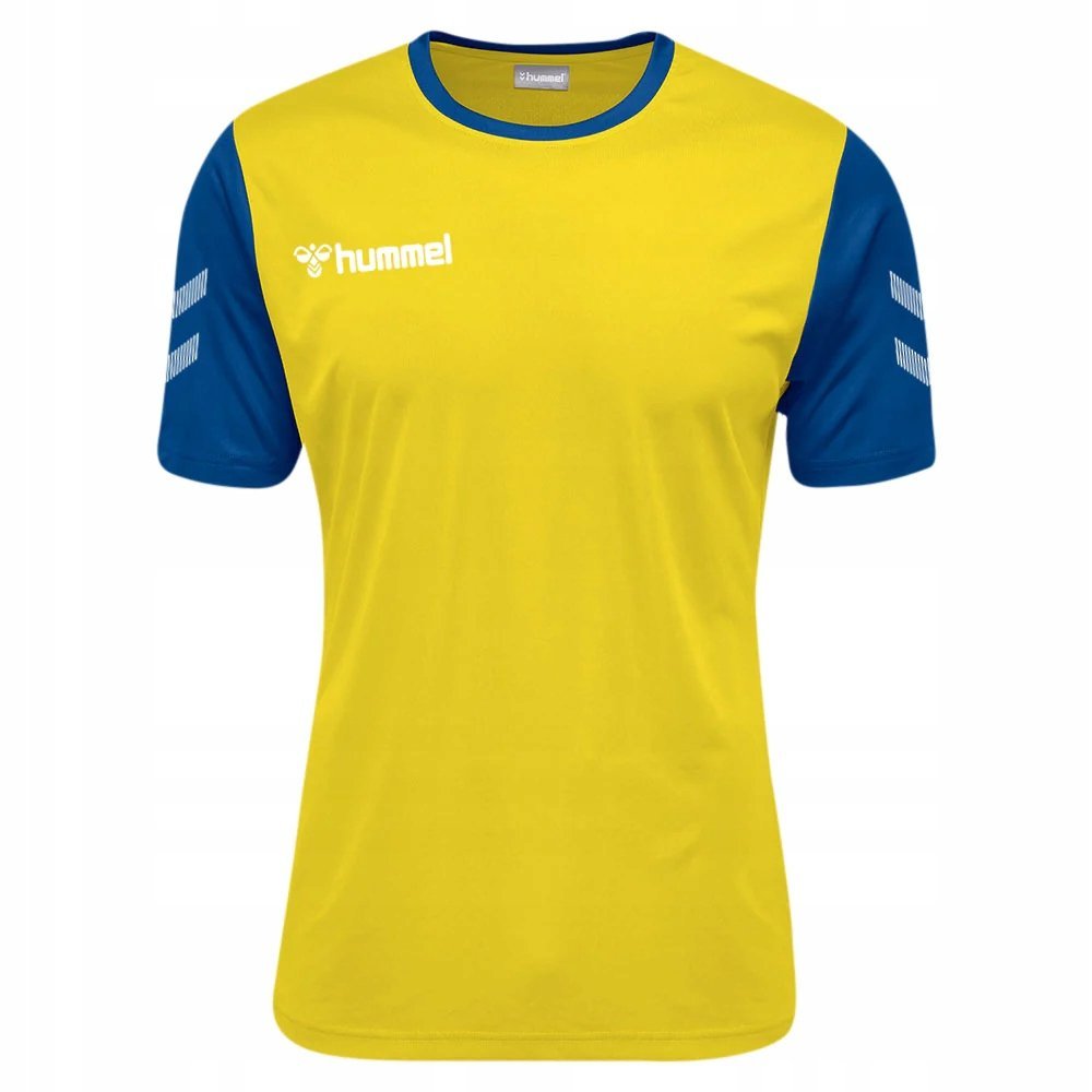 Koszulka T-shirt sportowa krótki rękaw kolor żółty Hummel Elite r.S