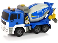 Zabawki zdalnie sterowane - Ciężarówka Betoniarka Zdalnie Sterowana Niebieska 2,4G Obrotowa Gruszka - miniaturka - grafika 1