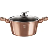 Garnki - Berlinger Haus Garnek z pokrywką 28 cm z linii Metallic Line Rose Gold - miniaturka - grafika 1