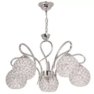 Inne LAMPA wisząca VEN W-A 1537/5 dekoracyjna OPRAWA metalowy ZWIS crystal glamour patyna przezroczysty VEN W-A 1537/5 - Lampy sufitowe - miniaturka - grafika 1