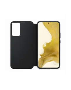 Samsung Smart Clear View Cover do Galaxy S22+ Czarny EF-ZS906CBEGEW - Etui i futerały do telefonów Samsung Smart Clear View Cover do Galaxy S22+ Czarny EF-ZS906CBEGEW - Etui i futerały do telefonów - miniaturka - grafika 1