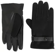 Rękawiczki - Jack & Jones męskie rękawiczki Jackathi, czarne, S/M, Czarny, S-M - miniaturka - grafika 1