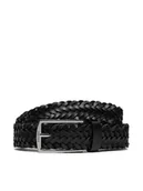 Paski - Calvin Klein Pasek Męski Ck Casual Elongated Braided 35mm K50K512655 Czarny - miniaturka - grafika 1
