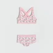 Majtki dla dzieci - Reserved - Zestaw top i majtki Pusheen - różowy - miniaturka - grafika 1