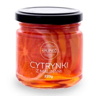 Cytryna w zalewie z malinami Krupiec 220g - Miód - miniaturka - grafika 1
