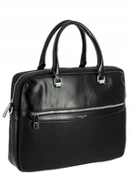 Teczki i aktówki - David Jones torba męska teczka pojemna do pracy na laptopa 14 cali - miniaturka - grafika 1