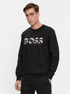 Bluzy męskie - Boss Bluza Soleri 07 50507939 Czarny Relaxed Fit - miniaturka - grafika 1
