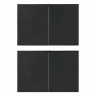 Pawilony ogrodowe - vidaXL Ścianki boczne do namiotu, 2 szt., z suwakiem, PE, antracytowe - miniaturka - grafika 1