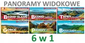Przewodniki - Panoramy Widokowe x 6 Zestaw Tatry Bieszczady Beskid Śląski Pieniny Gorce - miniaturka - grafika 1