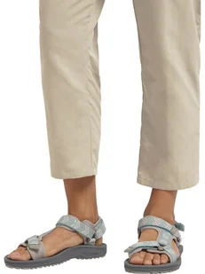 Jack Wolfskin Sandały "Wave Breaker" w kolorze szaro-błękitnym - Sandały damskie - miniaturka - grafika 1