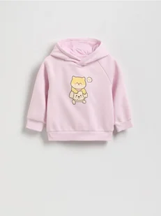 Reserved - Bluza z nadrukiem - pastelowy róż - Bluzy dla dziewczynek - miniaturka - grafika 1