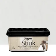 Tynki - Powłoka dekoracyjna Jeger Stiuk 2 l Alabaster - miniaturka - grafika 1