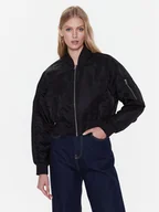 Kurtki damskie - Calvin Klein Jeans Kurtka bomber J20J220343 Czarny Regular Fit - miniaturka - grafika 1