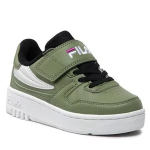 Buty dla chłopców - Sneakersy Fila - Fxventuno Velcro Kids FFK0012.63031 Loden Green/Black - grafika 1