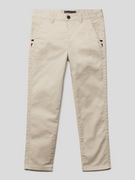 Spodnie i spodenki dla chłopców - Spodnie materiałowe o kroju slim fit Tommy Hilfiger - miniaturka - grafika 1