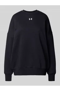 Bluza o kroju oversized z prążkowanymi wykończeniami - Under Armour - Bluzy damskie - miniaturka - grafika 1