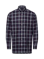 Koszule męskie - Andrew James Męska koszula biznesowa - non-iron Mężczyźni Regular Fit Bawełna niebieski|biały|czerwony w kratkę, 39 - miniaturka - grafika 1