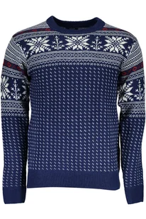 GANT NIEBIESKI SWETER MĘSKI - Swetry męskie - miniaturka - grafika 1