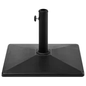 Parasole - Beliani Podstawa pod parasol 50 x 50 cm czarna CONCRETE - miniaturka - grafika 1