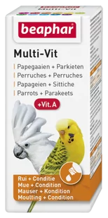 Beaphar Bogena Multi-Vit For Parrots - Witaminy Dla Papug 20Ml - Witaminy i odżywki dla ptaków - miniaturka - grafika 1