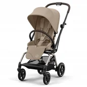 Wózki dziecięce - WÓZEK CYBEX Eezy S Twist+ 2 '2025 duże koła obrotowy 360° Almond beige - miniaturka - grafika 1