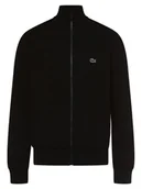 Bluzy męskie - Lacoste - Męska bluza rozpinana, czarny - miniaturka - grafika 1