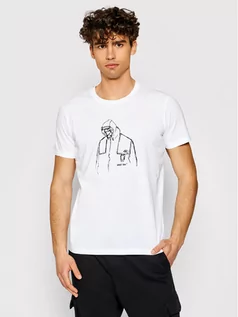 Koszulki męskie - The North Face T-Shirt Kk Ah Tee Biały Regular Fit - grafika 1