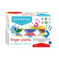 Pozostałe akcesoria dla plastyków - STARPAK Farby Do Malowania Palcami pudełko 1/12 - miniaturka - grafika 1