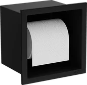 Stojaki i wieszaki na papier toaletowy - Mexen X-Wall-P uchwyt na papier toaletowy, czarny - 1973 - miniaturka - grafika 1