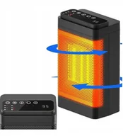 Ogrzewanie przenośne - FARELKA Ceramiczna GRZEJNIK Oscylacje Timer 1500W - miniaturka - grafika 1