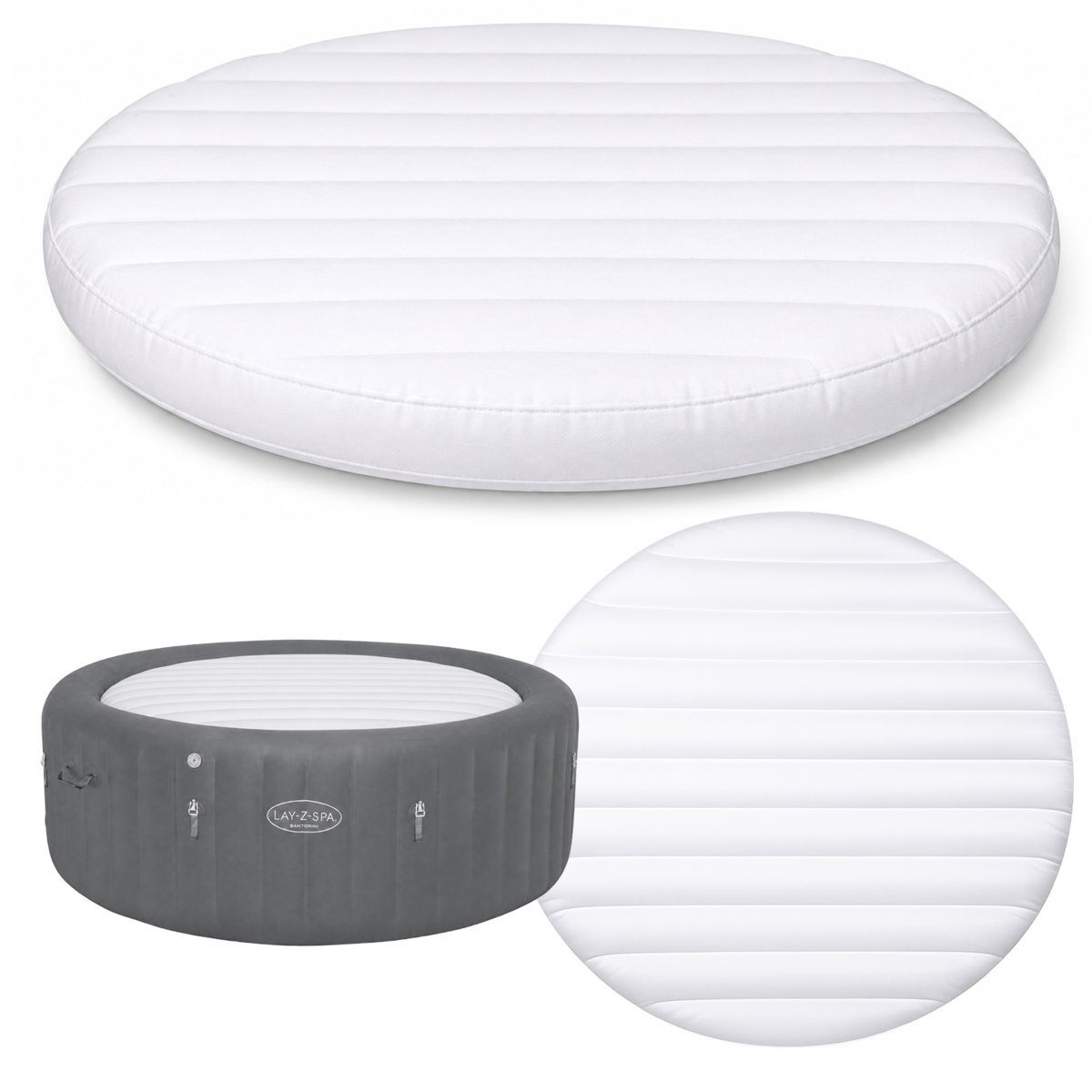 Bestway dmuchana pokrywa cieplna poduszka do jacuzi lay-z-spa santorini pro
