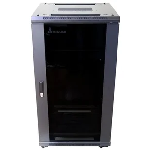 ExtraLink Stojąca 19" 22U 600x600mm czarna - Szafy rack - miniaturka - grafika 1