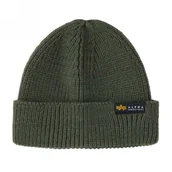 Odzież taktyczna i umundurowanie - Czapka zimowa Alpha Industries Dockers 138905 142 - Ciemnooliwkowa - miniaturka - grafika 1