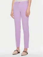 Spodnie damskie - Liu Jo Spodnie materiałowe MF3229 T7896 Fioletowy Regular Fit - miniaturka - grafika 1