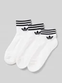 Skarpetki damskie - Skarpety z nadrukiem z logo w zestawie 3 szt. - miniaturka - grafika 1