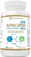 Serce i układ krążenia - PIOTR KARPIŃSKI " BEST STORE" Progress Labs ALA Kwas Alfa Liponowy 200 mg 120 kapsułek 3658971 - miniaturka - grafika 1