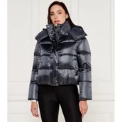 Kurtki damskie - Patrizia Pepe Puchowa kurtka | Cropped Fit - miniaturka - grafika 1