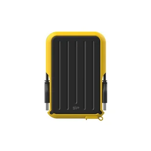 Silicon Power Dysk zewnętrzny Armor A66 5TB 2,5" USB 3.2 IPX4 Yellow SP050TBPHD66LS3Y - Dyski SSD - miniaturka - grafika 2