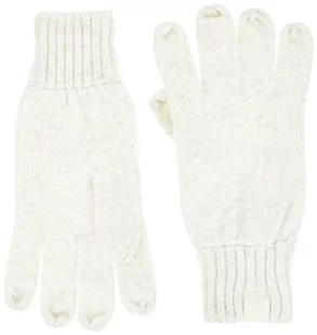 TOM TAILOR Męskie Rękawiczki z dzianiny 1034624, 30318 - Nice Off White Melange, S/M - Rękawiczki - miniaturka - grafika 1
