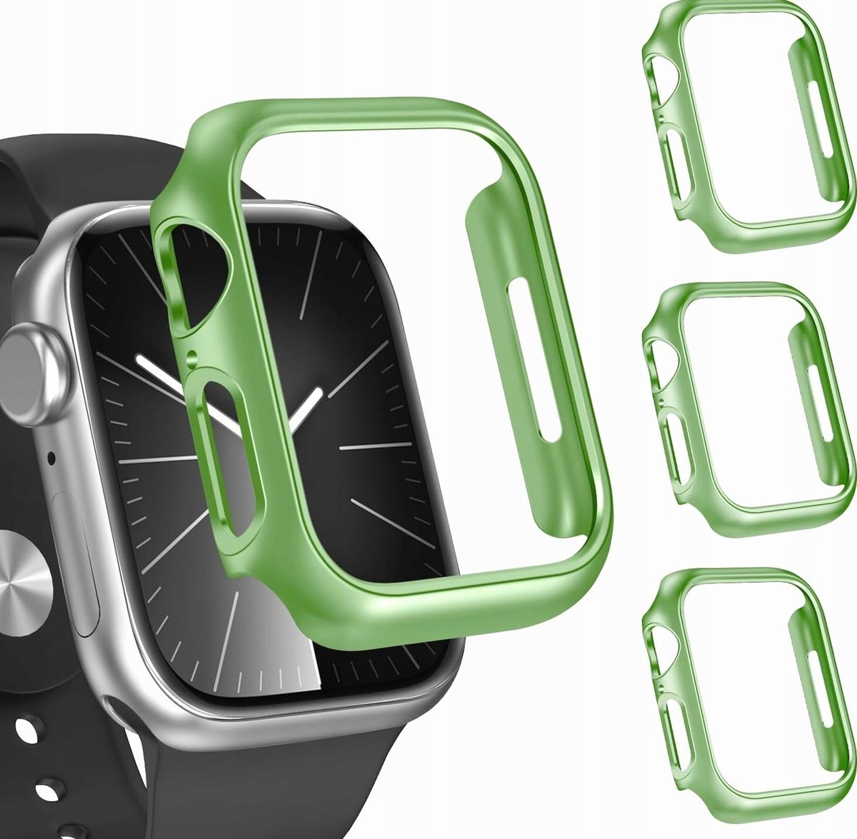 Etui 3 sztuki do smartwatcha 41 mm twarde odporne na wstrząsy zarysowania