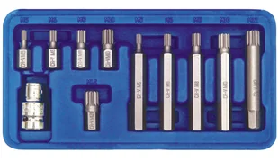 Vorel Końcówki specjalne Spline M5-M12 30/75mm 11szt. 66770 - Bity - miniaturka - grafika 2