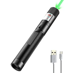 USB Green Light Pointer Prezentacja Projektor Pióro Latarka ręczna Łatwy w użyciu - Latarki - miniaturka - grafika 1