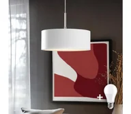 Lampy sufitowe - Eglo - LED Żyrandol na lince TUNJA 1xE27/60W/230V biały - miniaturka - grafika 1