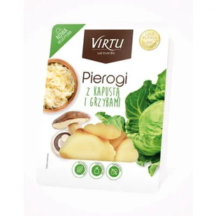 Pierogi Z Kapustą I Grzybami Virtu 400G - Szybkie dania obiadowe - miniaturka - grafika 1