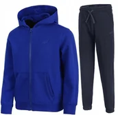 Dresy męskie - 4F OCIEPLANY CHĹOPIÄCY DRES KOMPLET BLUZA ROZPINANA SPODNIE / rozm 152 - miniaturka - grafika 1