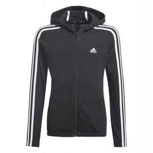 Bluza dziecięca Adidas G 3S Fz Hd 170 - Bluzy dla dziewczynek - miniaturka - grafika 1
