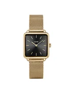 Zegarki damskie - Cluse Zegarek CW10308 Mesh Black, Gold Colour - - miniaturka - grafika 1
